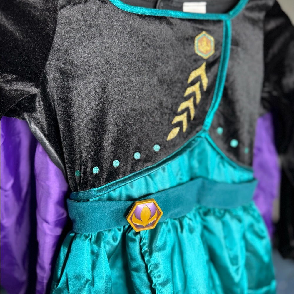 Disney Enchanted Black and Teal Kids Anna from Frozen custom